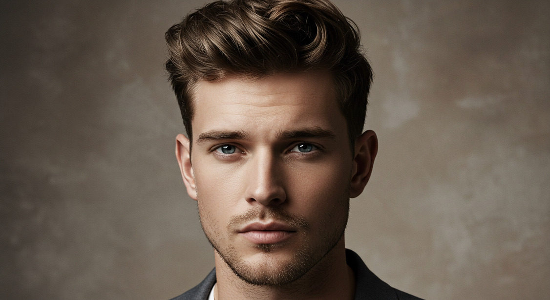 heart face shape male hairstyle